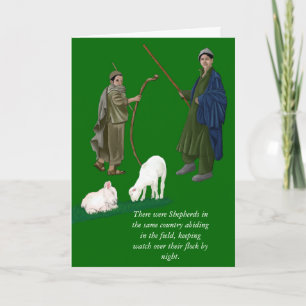 THERE WERE SHEPHERDS/CHRISTMAS HOLIDAY CARD