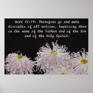 Therefore go and make disciples poster