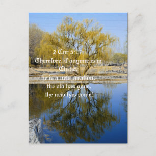 Therefore, if anyone is in Christ, postcard