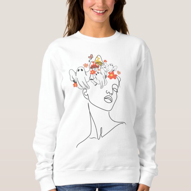 There're Ghosts Living Inside Of My Head Sweatshirt (Front)