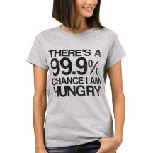 There's a 99.9% chance i am hungry.
