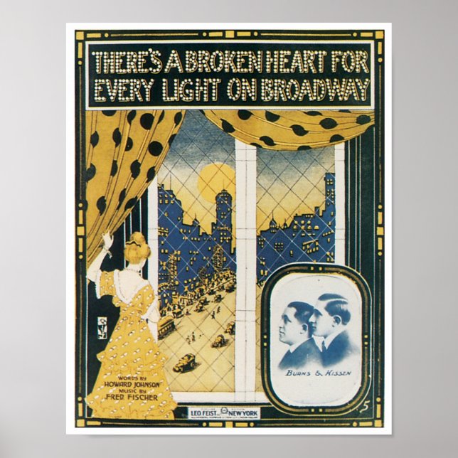 There's A Broken Heart For Every Light On Broadway Poster (Front)