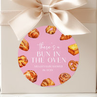 There's A Bun In The Oven Bread Baby Shower