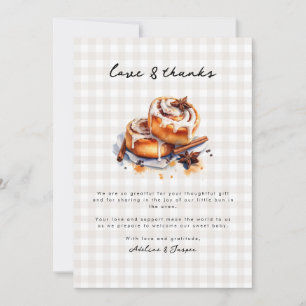 There's a Bun in the Oven Neutral Baby Shower Invitation