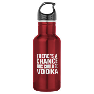 There's a chance this could be vodka - pink 532 ml water bottle