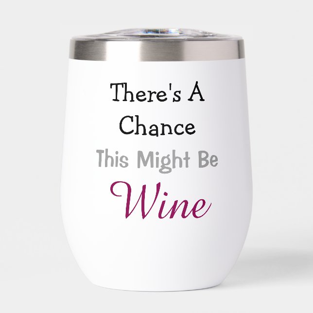 There's a Chance This Might Be Wine (Front)
