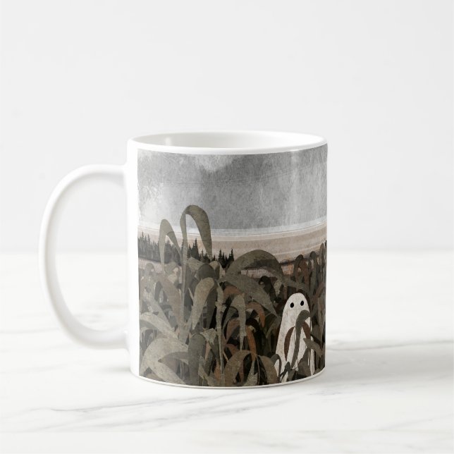 There's A Ghost In The Cornfield Again... Coffee Mug (Left)