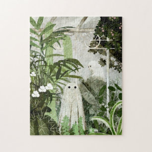 There's A Ghost In The Greenhouse Again... Jigsaw Puzzle