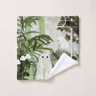 There's A Ghost In The Greenhouse Again... Wash Cloth