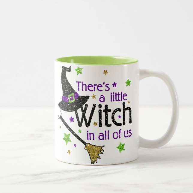 There's a Little Witch In All of Us Halloween Mug (Right)