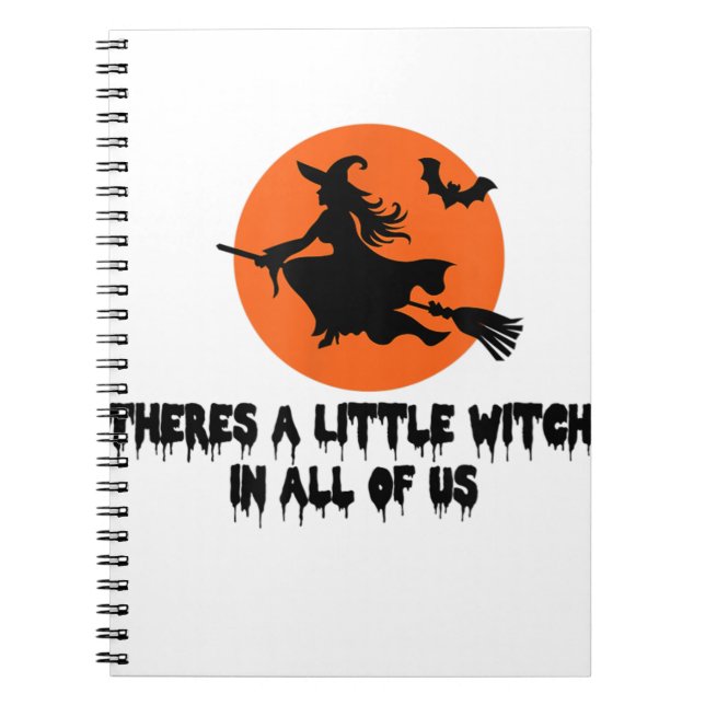 Theres A Little Witch in All of Us Practical Magic Notebook (Front)