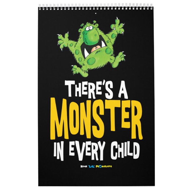 There's a monster in every child calendar (Cover)