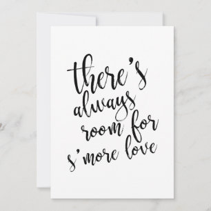 There's always room for s'more affordable sign