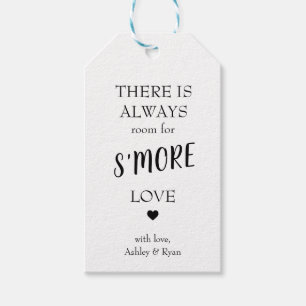 There's always room for S'mores Gift favour Tags