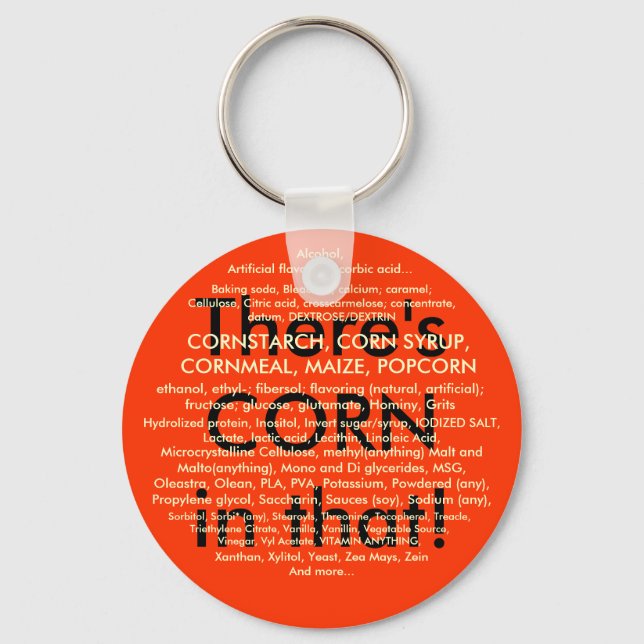 There's CORN in that! Keychain (Front)