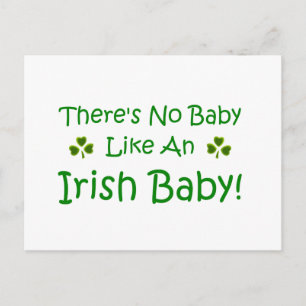 There's No Baby Like An Irish Baby Postcard