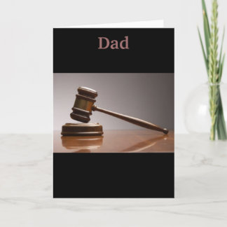 There's no debate, my dad is great! card