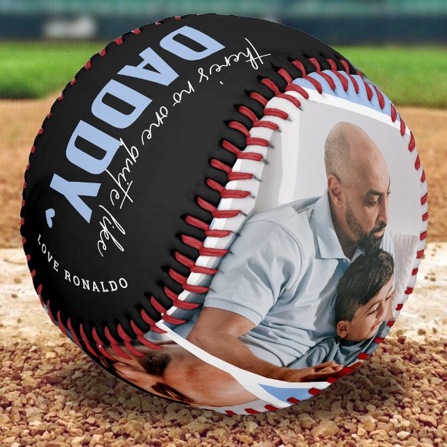 'There's No One Quite Like Daddy' Photo Collage Baseball (Creator Uploaded)