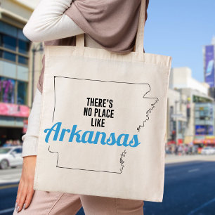 There's No Place Like Arkansas, Tote Bag, Mom Gift