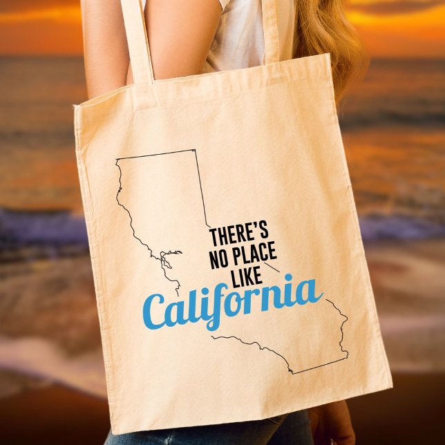 There's No Place Like California Tote Bag Mom Gift (Creator Uploaded)