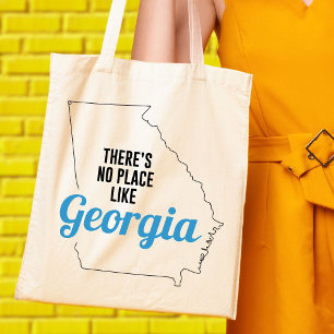 There's No Place Like Georgia, Tote Bag, Mom Gift