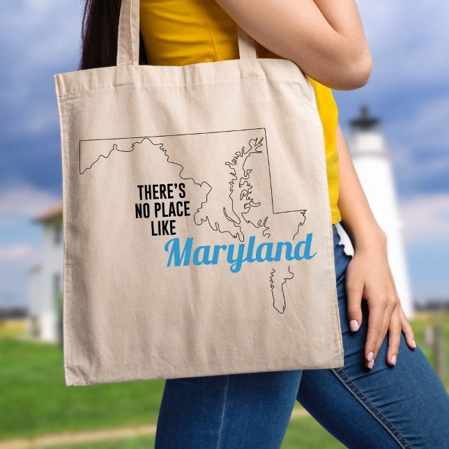There's No Place Like Maryland, Tote Bag, Mom Gift (Creator Uploaded)
