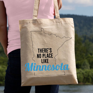 There's No Place Like Minnesota Tote Bag, Mom Gift Bag