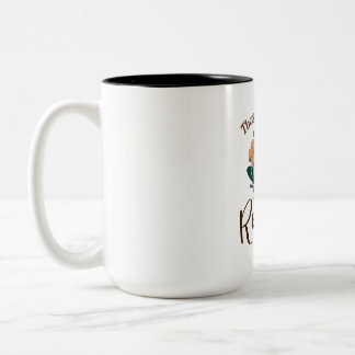 THERE'S NO TIME FOR ROMANCE Two-Tone COFFEE MUG