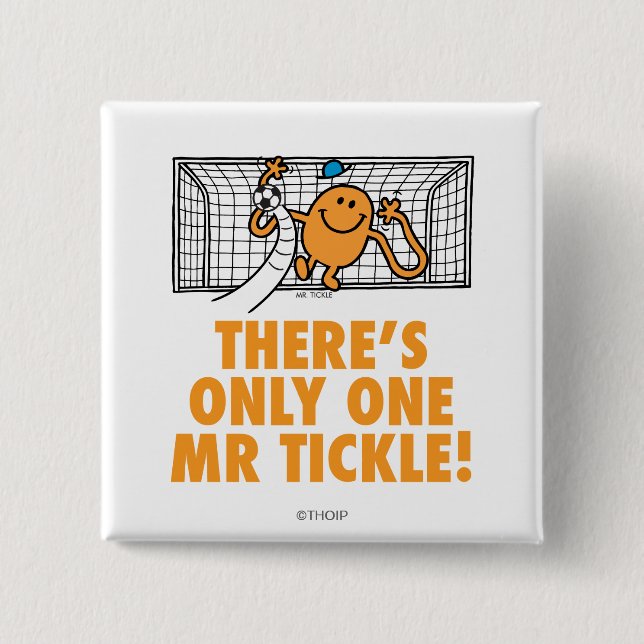There's Only One! 2 Inch Square Button (Front)