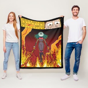 There's Only One Solution For Earth's Pollution Fleece Blanket