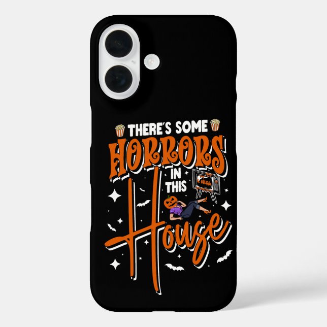 There's Some Horrors In This House Funny Halloween Case-Mate iPhone Case (Back)