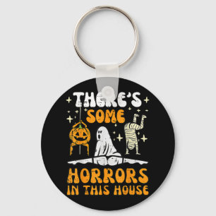 Theres Some Horrors In This House Ghost Halloween Keychain