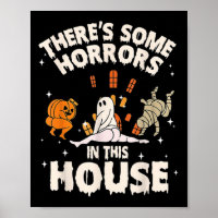 There's Some Horrors In This House Ghost Pumpkin H