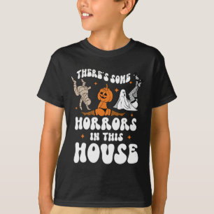 There's Some Horrors In This House Ghost Pumpkin H T-Shirt