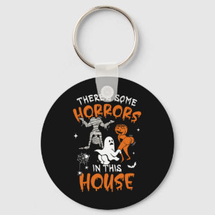 Theres Some Horrors In This House Ghost Pumpkin Ha Keychain