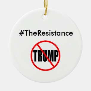 #TheResistance Ceramic Ornament