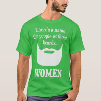 Therex27s a Name For People Without Beards WOMEN 1 T-Shirt