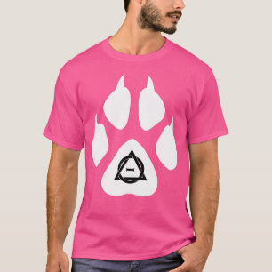 Therian Fox Paws Symbol Sign Quadrobics Otherkin T-Shirt