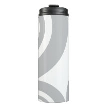 Thermal bottle with gray disks