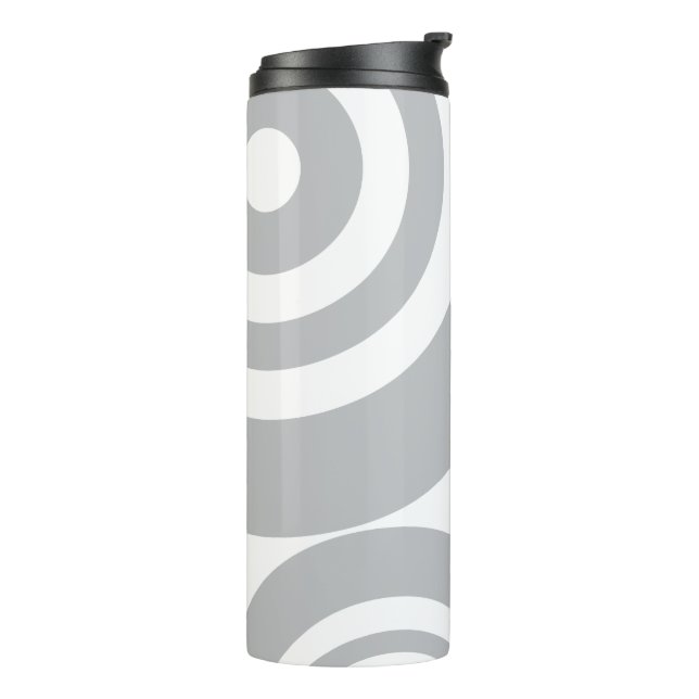 Thermal bottle with gray disks (Rotated Left)