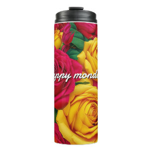 thermal glass tumbler