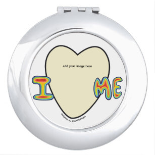 Thermal I Love Me Bubbly Design Tote Bag Compact Mirror