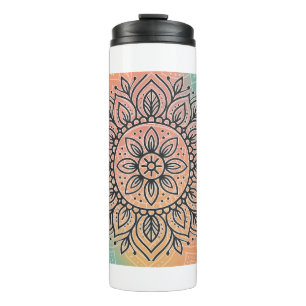 Thermal Mandala Water Bottle