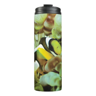 Thermal mug with clownfish design