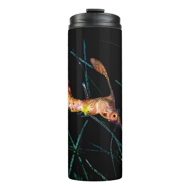 Thermal mug with sea dragon design (Front)