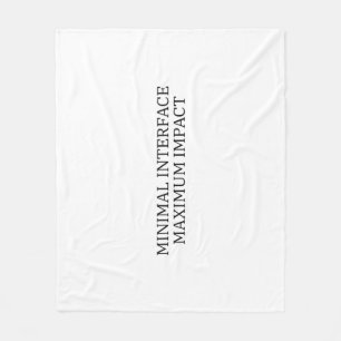 Thermal Recovery   Minimal Interface Technical  Fleece Blanket