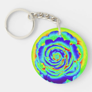 Thermal Rose Keychain