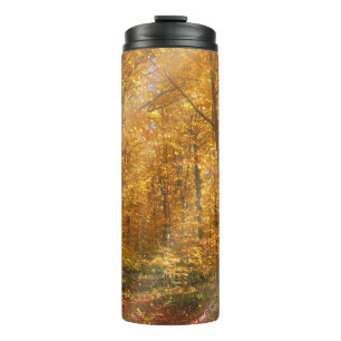 Thermal Tumbler Autumn forest Gold Rays