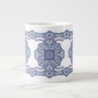 Thermal Tumbler blue China inspired Large Coffee Mug
