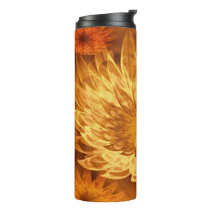 Thermal Tumbler Fantasy Flowers Yellow